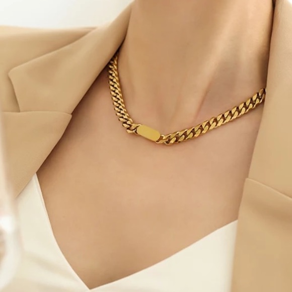 Chunky chain necklace - Picture 2 of 7